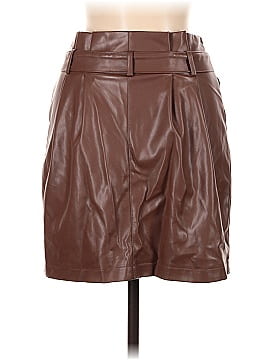Kendall & Kylie Faux Leather Skirt (view 2)