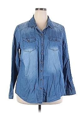 Torrid Long Sleeve Button-Down Shirt (view 1)