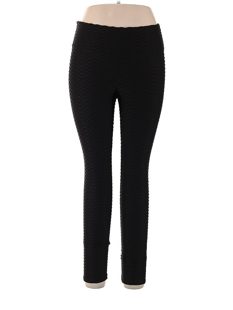 Pre-owned Assorted Brands Leggings In Black