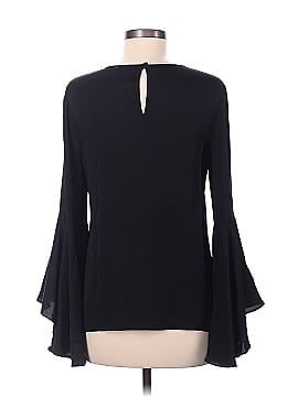 Milly Long Sleeve Silk Top (view 2)