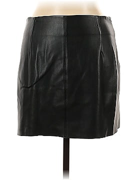 Zara Faux Leather Skirt (view 2)