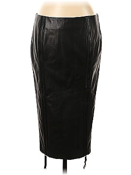 Gianfranco Ferre Vintage Faux Leather Skirt (view 2)