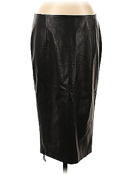 Gianfranco Ferre Vintage Faux Leather Skirt (view 1)