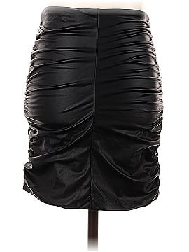 Adika Faux Leather Skirt (view 2)