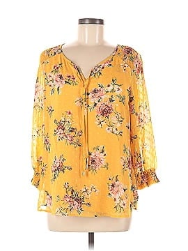 Roz & Ali 3/4 Sleeve Blouse (view 1)