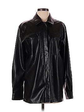 Good American Faux Leather Jacket (view 1)