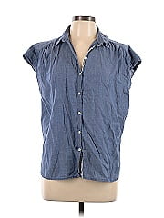 Ann Taylor Loft Short Sleeve Button Down Shirt