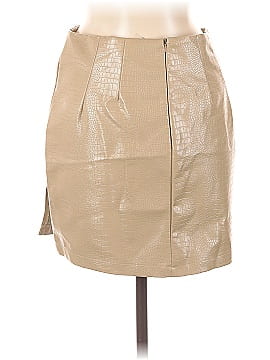 Sans Souci Faux Leather Skirt (view 2)