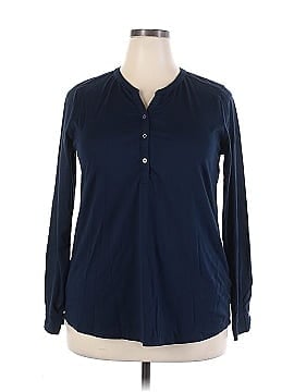 Lands' End Long Sleeve Henley (view 1)