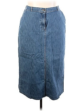 Lands' End Denim Skirt (view 1)