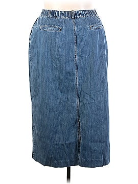 Lands' End Denim Skirt (view 2)