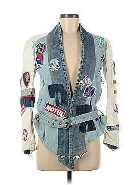 Greg Lauren Racing Kimono Brando Leather Jacket (view 1)