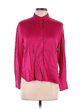 Zara 3/4 Sleeve Button-Down Shirt (view 1)