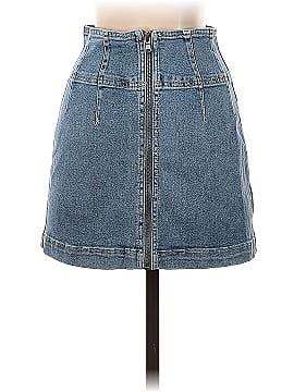 We the Free Denim Skirt (view 2)