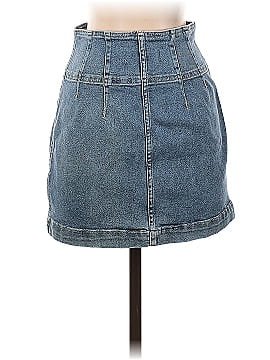 We the Free Denim Skirt (view 1)