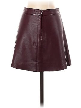 Veda Faux Leather Skirt (view 2)