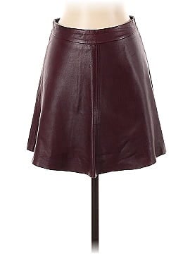 Veda Faux Leather Skirt (view 1)