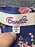 Emmelee Blue Sleeveless Blouse Size M - photo 3