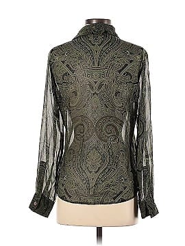 Linda Allard Ellen Tracy Long Sleeve Silk Top (view 2)