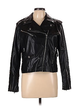 Nine West Faux Leather Jacket (view 1)