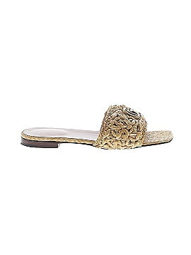 Gucci Raffia Slide Sandals (view 1)