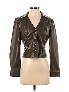 Zara Faux Leather Jacket (view 1)