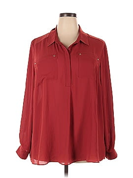 Lane Bryant Long Sleeve Blouse (view 1)