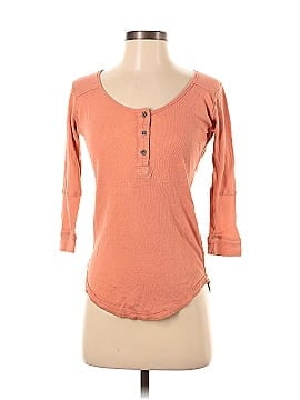 Free People 3/4 Sleeve Henley (view 1)