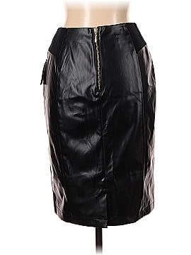 INC International Concepts Leather Skirt (view 2)