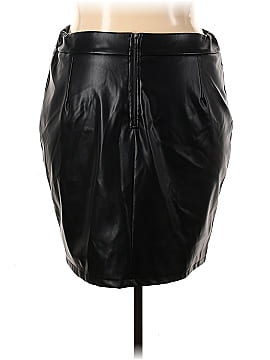 Heart Soul Faux Leather Skirt (view 2)