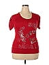 Unbranded Red Short Sleeve Top Size XXL - photo 1