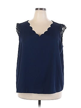 Shein Curve Sleeveless Blouse (view 1)