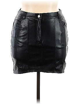 Forever 21 Faux Leather Skirt (view 1)