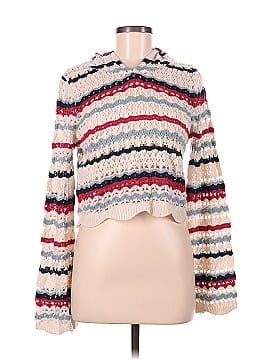 Rock & Roll Denim Pullover Sweater (view 1)