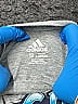 Adidas 100% Cotton Gray Long Sleeve Onesie 6-9 MO / 9 MO - photo 3