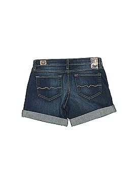 Red Engine Denim Shorts (view 2)