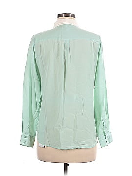 A Pea in the Pod Long Sleeve Silk Top (view 2)