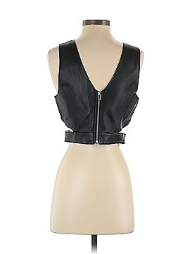 Kendall & Kylie Faux Leather Top (view 2)