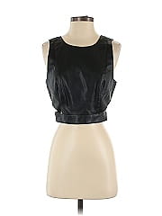 Kendall & Kylie Faux Leather Top