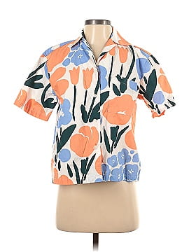 Marimekko for Uniqlo Short Sleeve Button-Down Shirt (view 1)