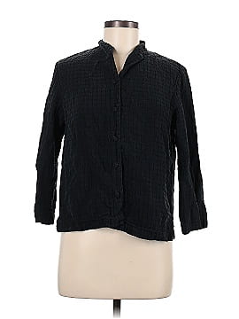 Eileen Fisher Long Sleeve Silk Top (view 1)