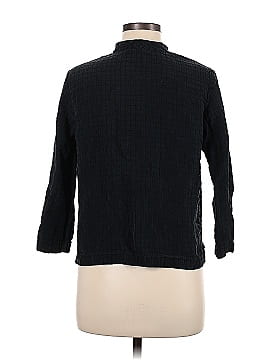 Eileen Fisher Long Sleeve Silk Top (view 2)