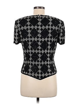 Papell Boutique Evening Short Sleeve Blouse (view 2)