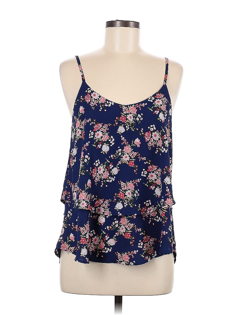 Emmelee Blue Sleeveless Blouse Size M - photo 1