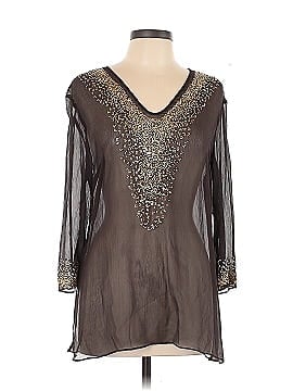 INC International Concepts Long Sleeve Blouse (view 1)