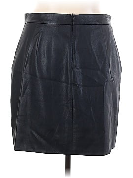 BCBGMAXAZRIA Faux Leather Skirt (view 2)