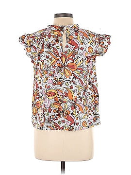 a.n.a. A New Approach Short Sleeve Blouse (view 2)