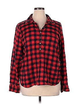 J.Crew Factory Store Long Sleeve Button-Down Shirt (view 1)