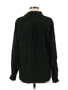 Stockholm Atelier X Other Stories Long Sleeve Silk Top (view 2)