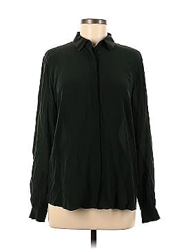 Stockholm Atelier X Other Stories Long Sleeve Silk Top (view 1)